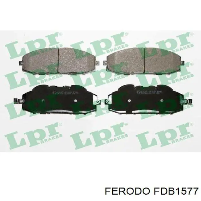 Передние тормозные колодки FDB1577 Ferodo