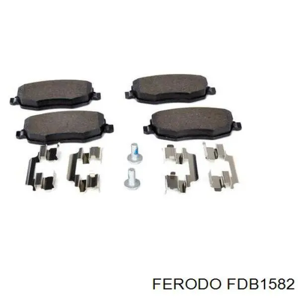 Передние тормозные колодки FDB1582 Ferodo