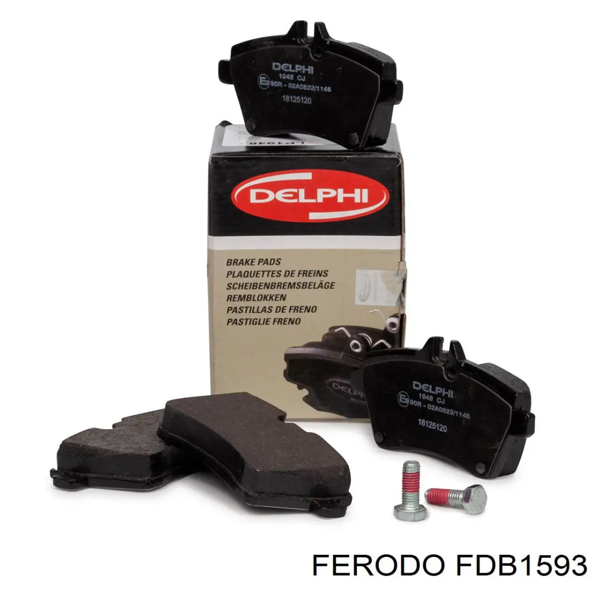 Купить FDB1593 Ferodo Колодки тормозные