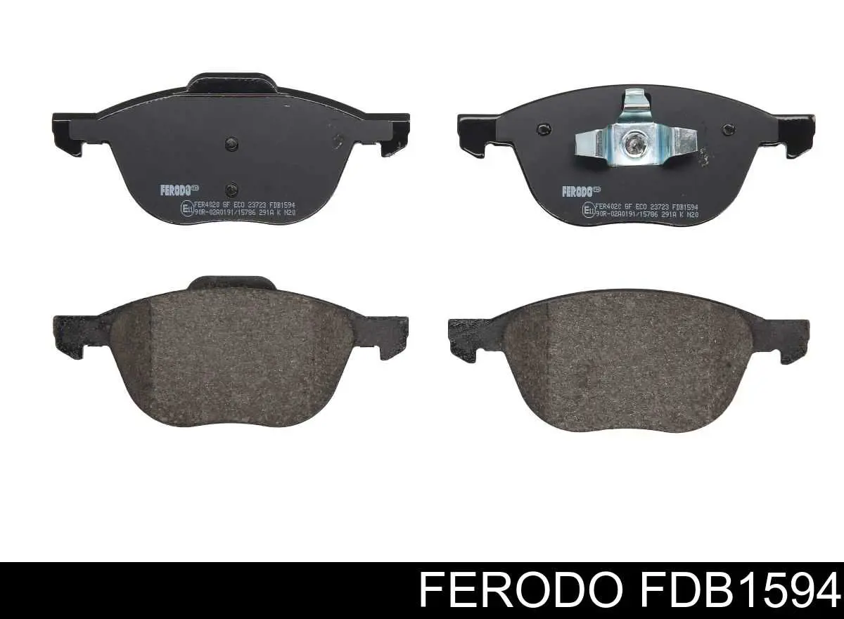 FDB1594 Ferodo передние тормозные колодки