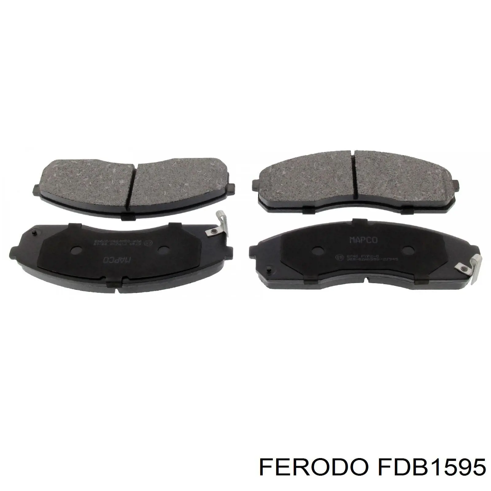 Передние тормозные колодки FDB1595 Ferodo