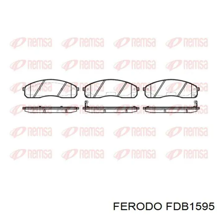 Купить FDB1595 Ferodo Колодки тормозные