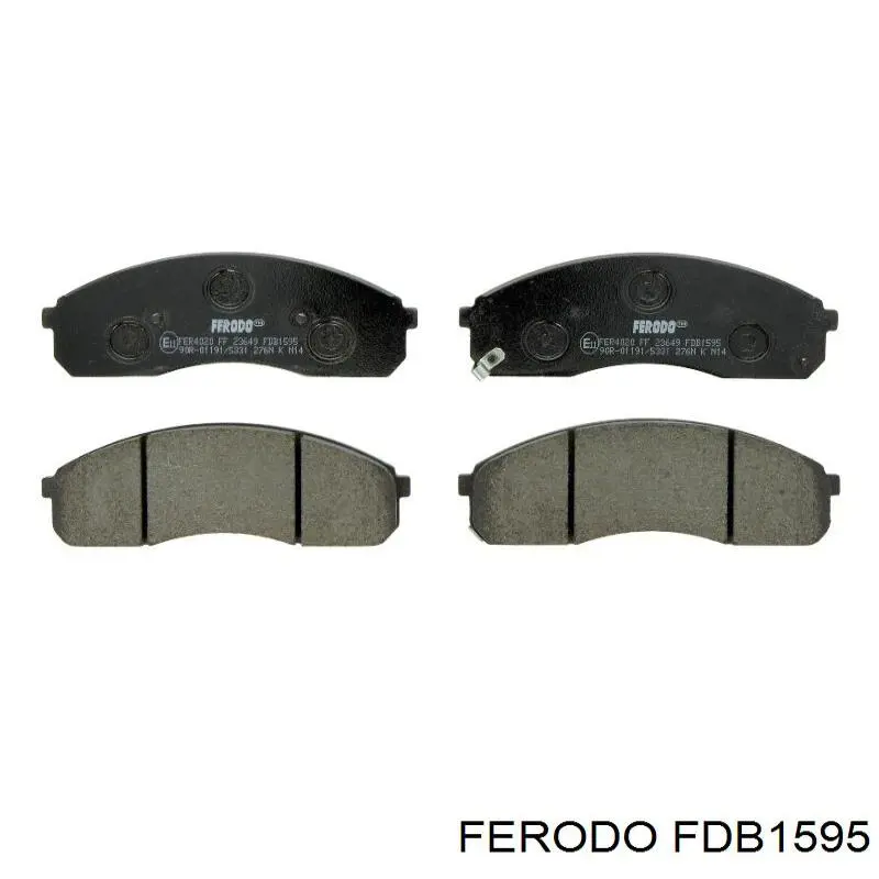 Передние тормозные колодки FDB1595 Ferodo