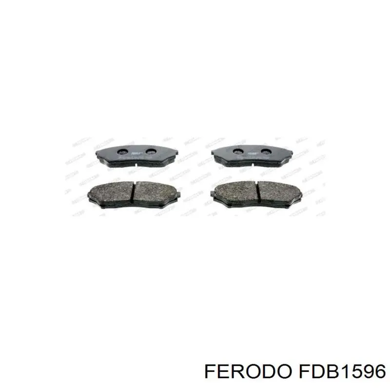 Передние тормозные колодки FDB1596 Ferodo