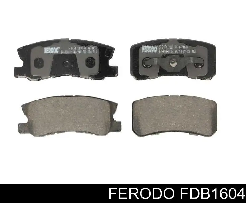 Колодки дисковые  Ferodo FDB1604 цена, от 29.87 USD