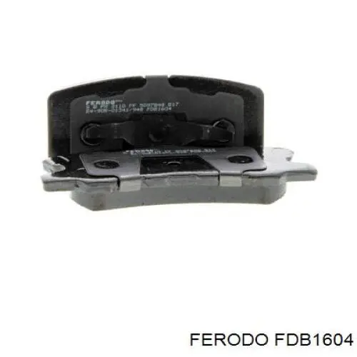 Купить FDB1604 Ferodo Колодки тормозные задние, дисковые