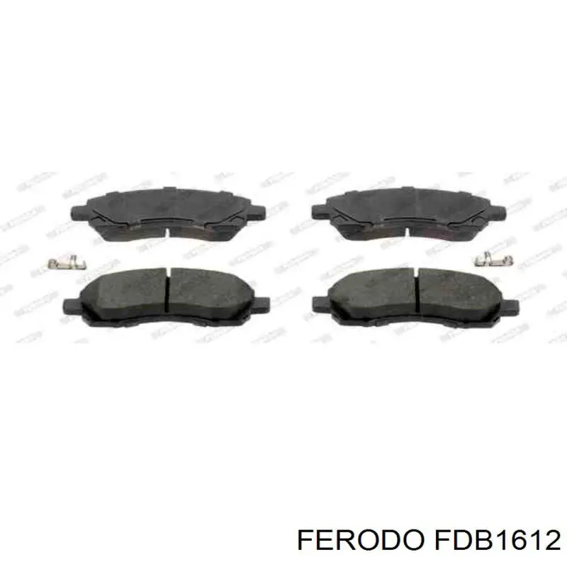 Передние тормозные колодки FDB1612 Ferodo