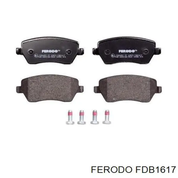 Колодки Ferodo FDB1617 цена, от 24.53 USD