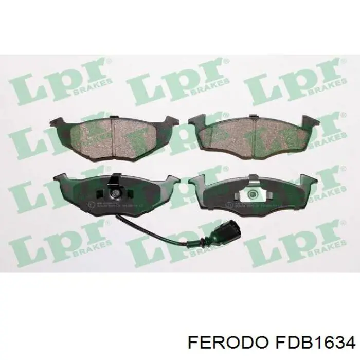 Колодки Ferodo FDB1634 цена, от 26.76 USD