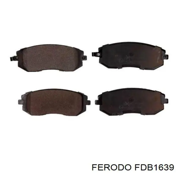 Pastillas de freno delanteras FDB1639 Ferodo