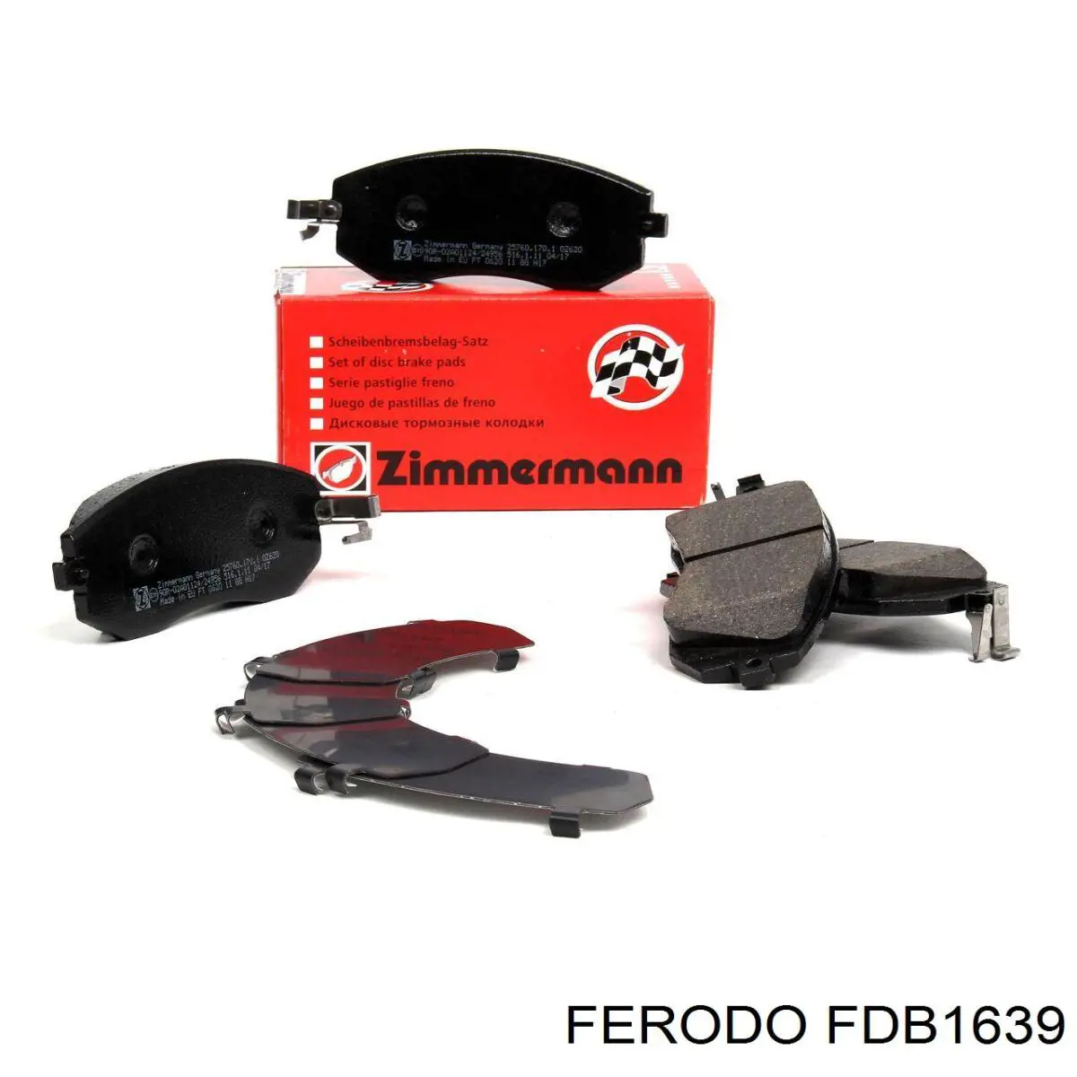 Купить FDB1639 Ferodo Колодки тормозные