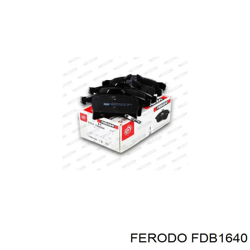 Колодки тормозные передние дисковые Ferodo FDB1640