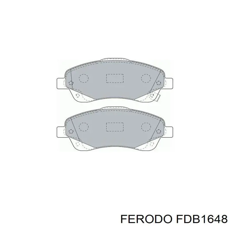Купить FDB1648 Ferodo Колодки тормозные