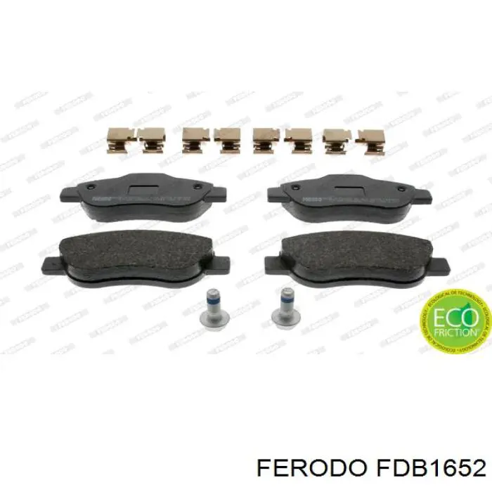 Передние тормозные колодки FDB1652 Ferodo