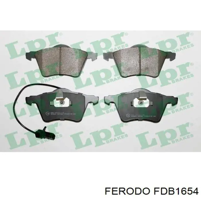 Тормозные колодки Ferodo FDB1654