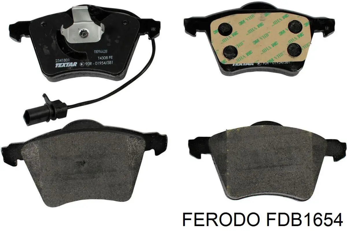 FDB1654 Ferodo Колодки передние