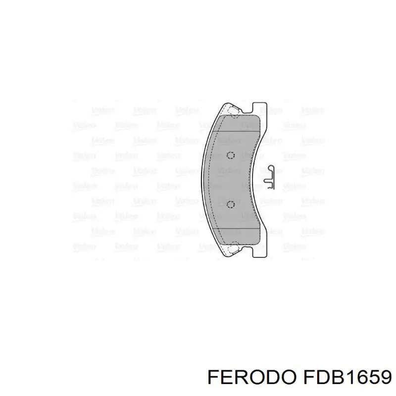 Колодки Ferodo FDB1659 цена, от 42.03 USD
