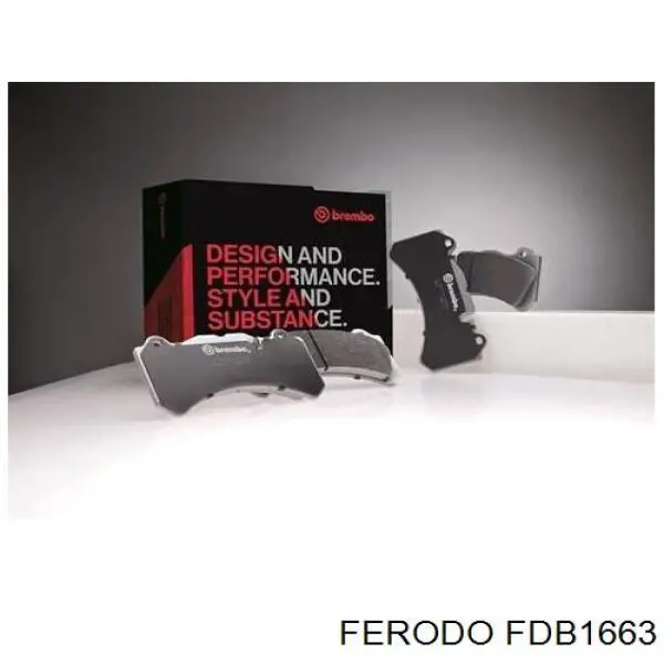 Колодки Ferodo FDB1663 цена, от 37.00 USD