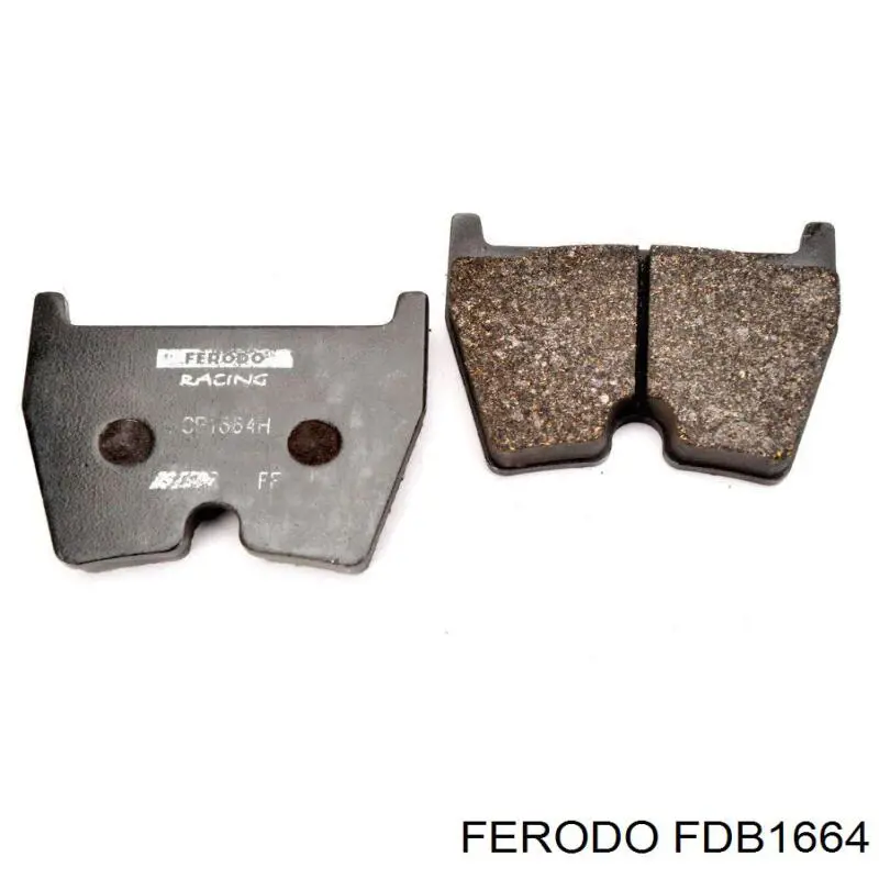 Купить FDB1664 Ferodo Колодки тормозные