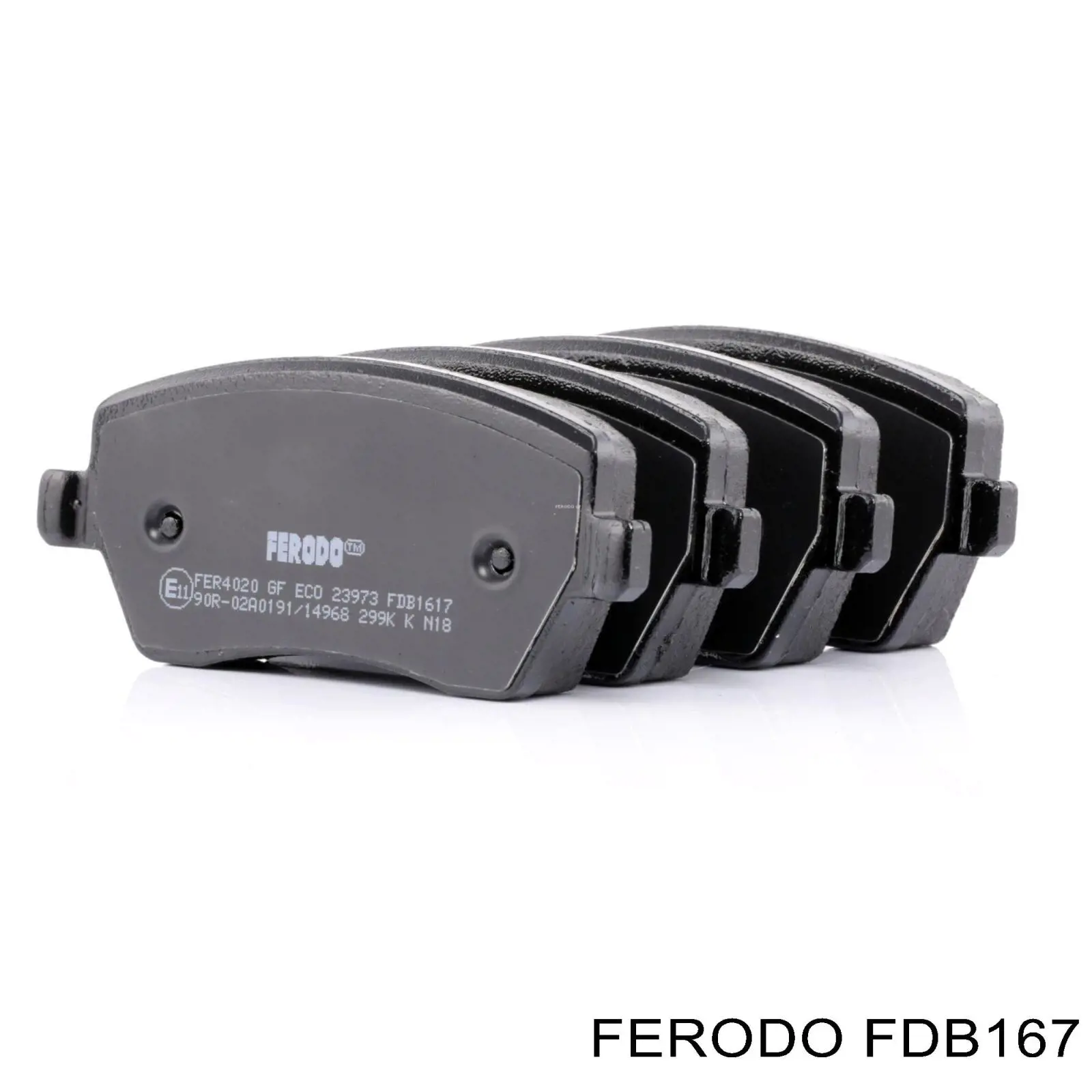 Колодки Ferodo FDB167 цена, от 17.78 USD