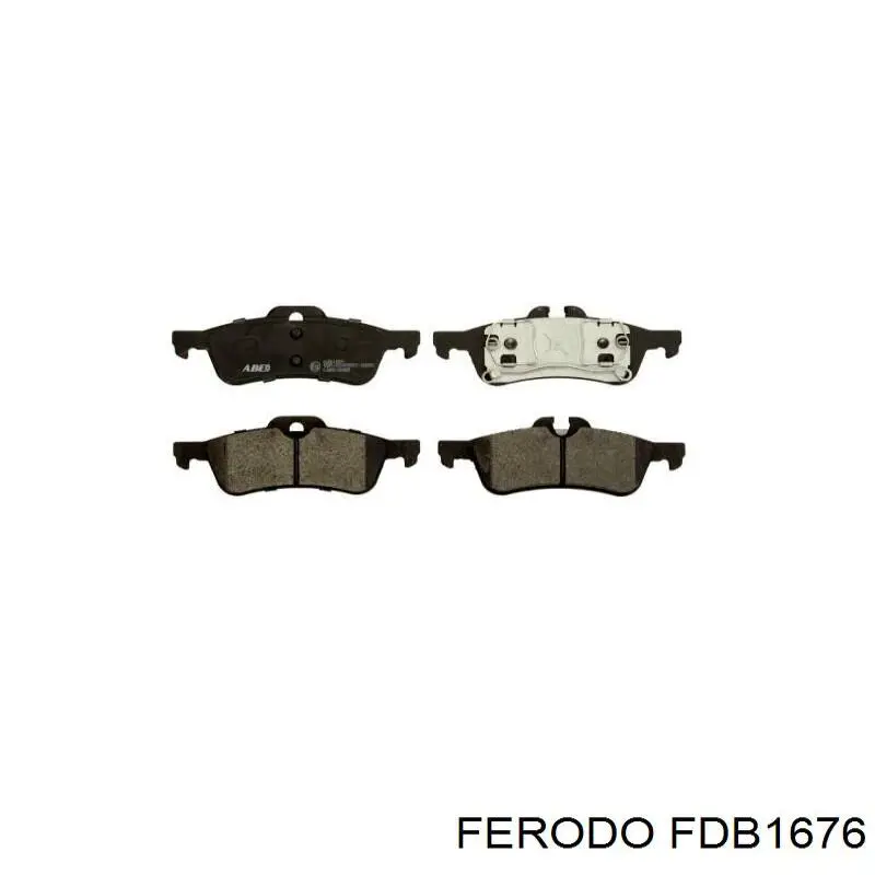 Колодки дисковые  Ferodo FDB1676 цена, от 31.06 USD