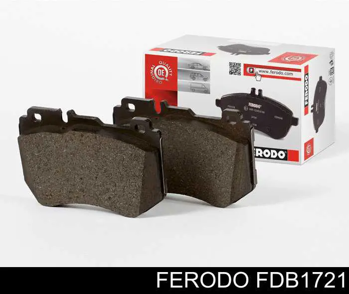 FDB1721 Ferodo колодки тормозные задние дисковые