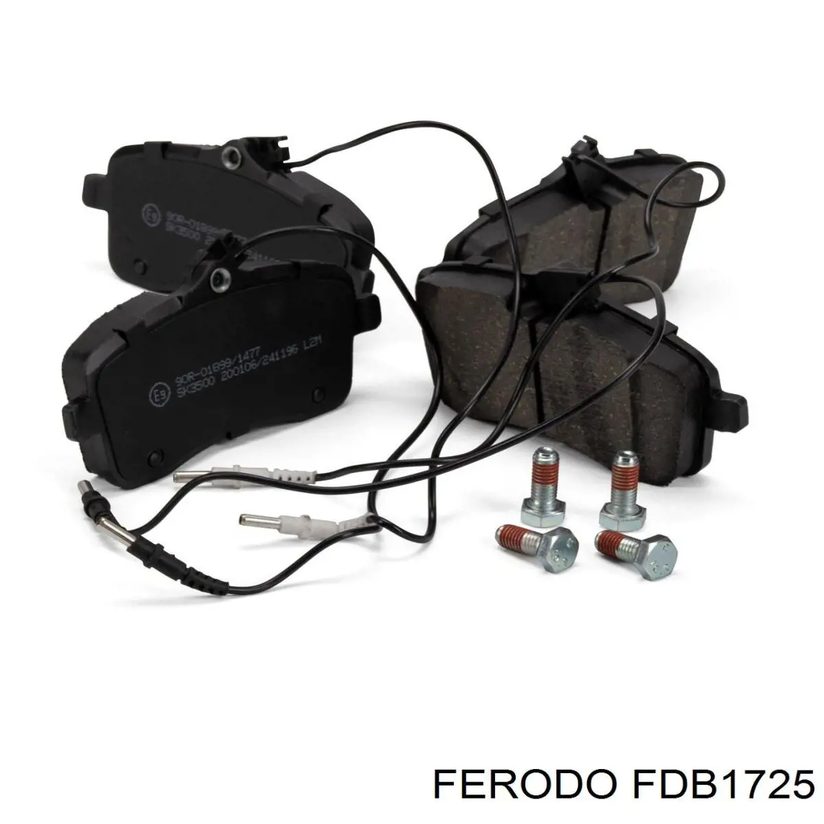 FDB1725 Ferodo Колодки передние