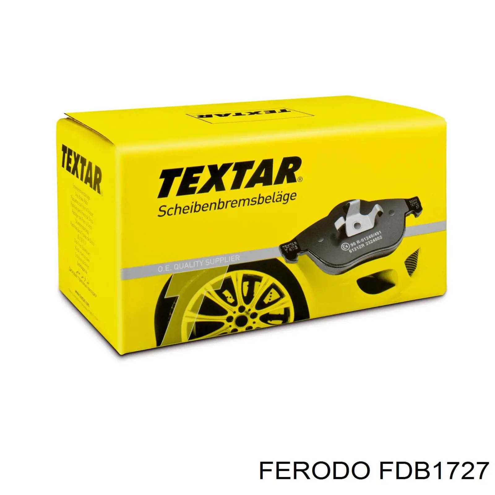 Задние тормозные колодки FDB1727 Ferodo