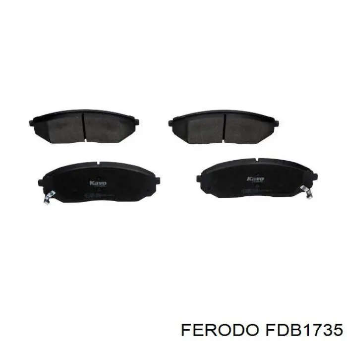 Тормозные колодки Ferodo FDB1735
