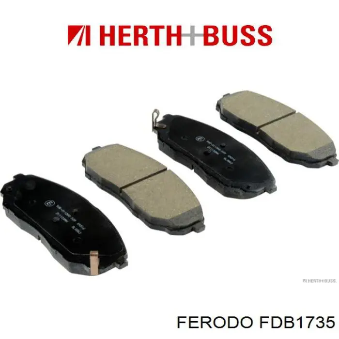 Купить FDB1735 Ferodo Колодки тормозные