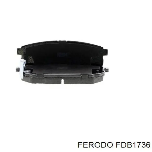 FDB1736 Ferodo задние тормозные колодки