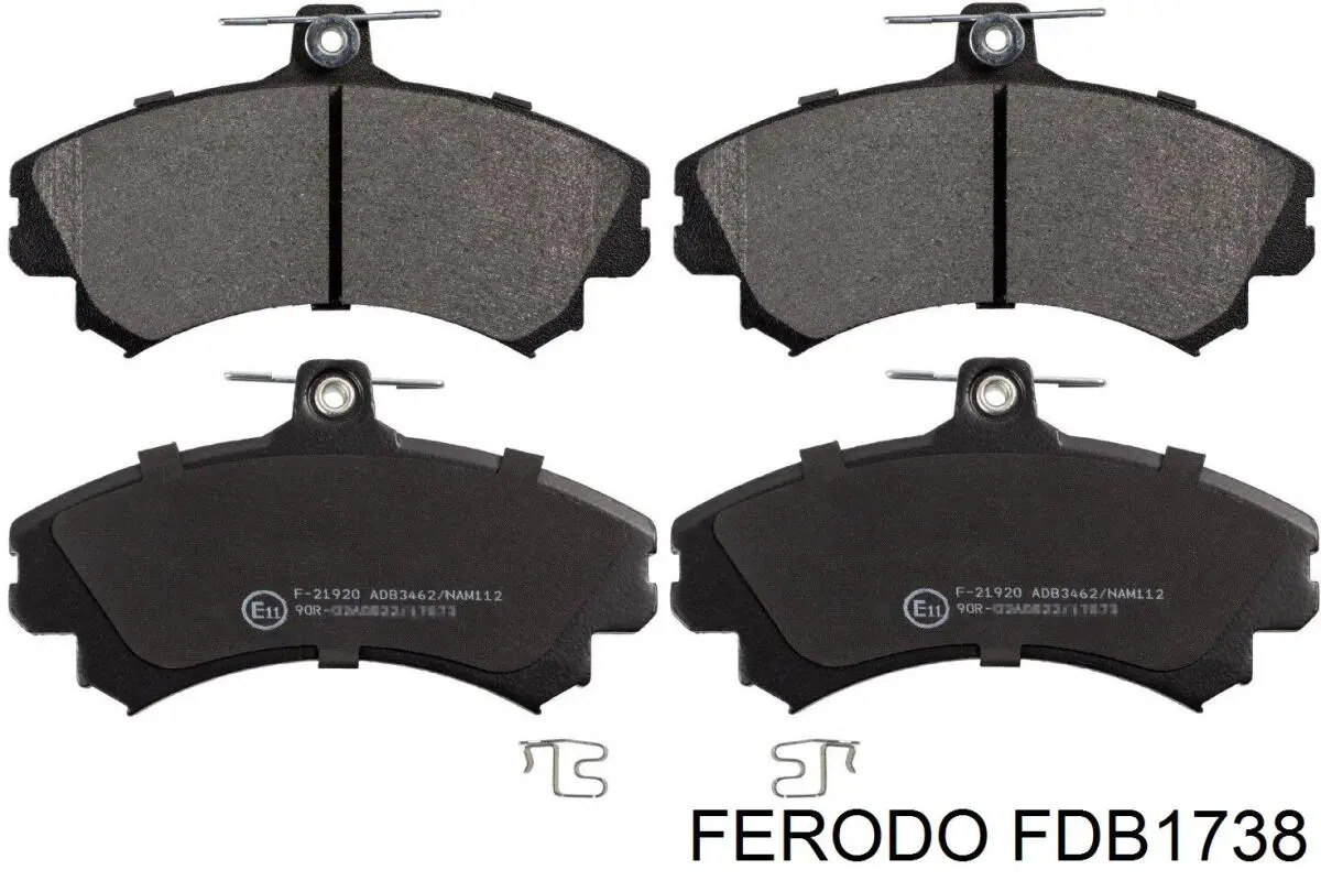 Тормозные колодки Ferodo FDB1738
