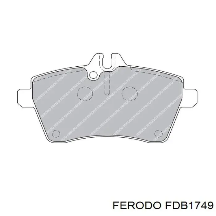Колодки Ferodo FDB1749 цена, от 37.24 USD