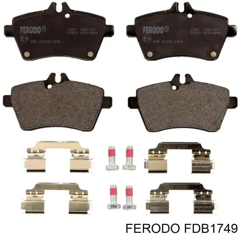 Передние тормозные колодки FDB1749 Ferodo