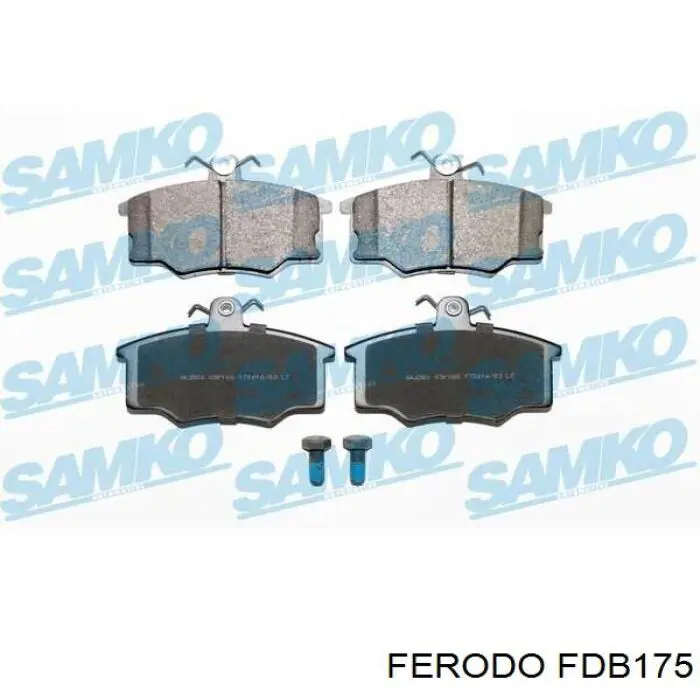 Передние тормозные колодки FDB175 Ferodo