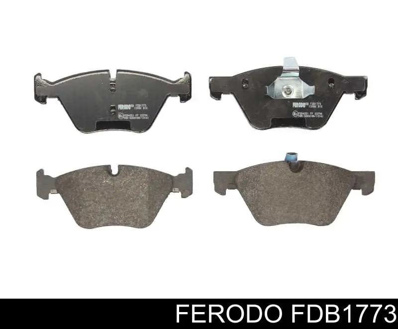FDB1773 Ferodo колодки тормозные передние дисковые