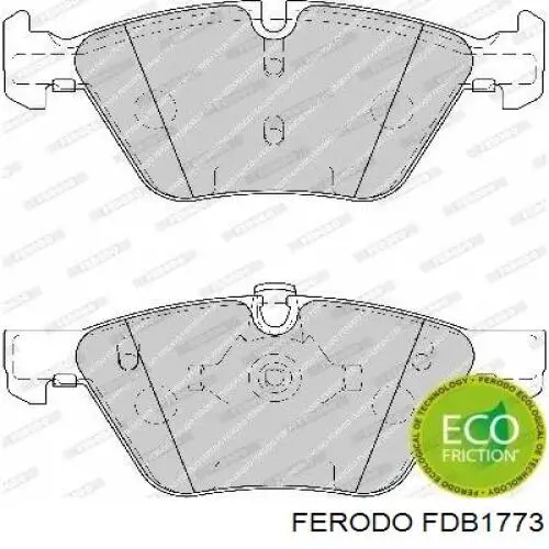 Передние тормозные колодки FDB1773 Ferodo