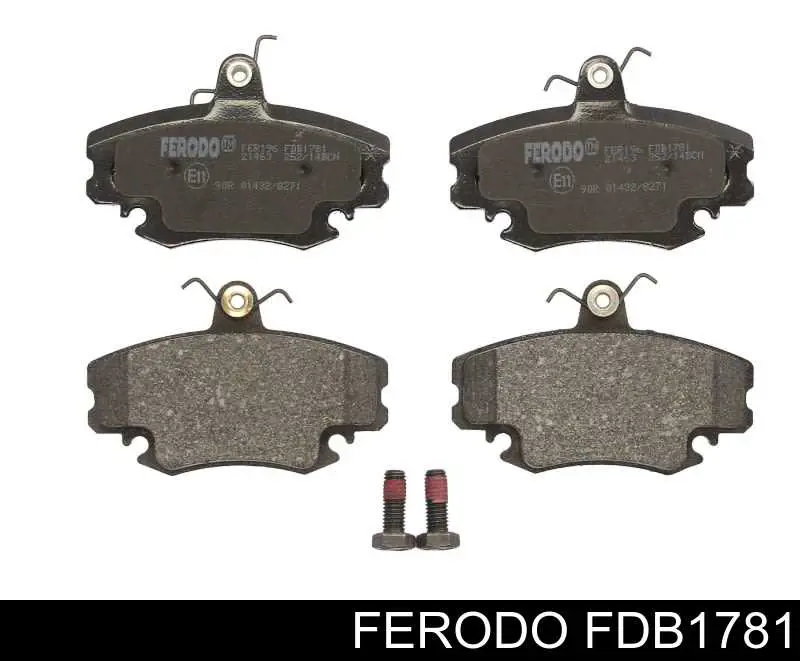 FDB1781 Ferodo передние тормозные колодки