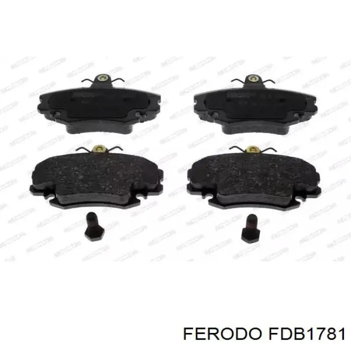 Pastillas de freno delanteras FDB1781 Ferodo