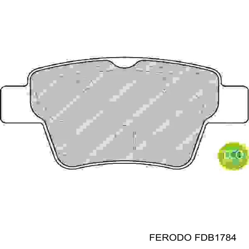 Колодки дисковые  Ferodo FDB1784 цена, от 23.21 USD