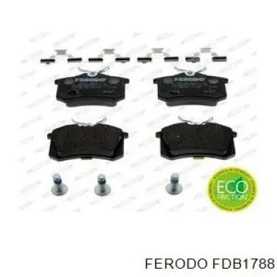 Задние тормозные колодки FDB1788 Ferodo