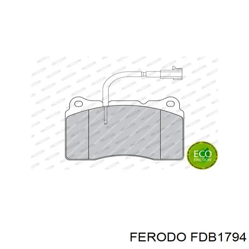 Купить FDB1794 Ferodo Колодки тормозные