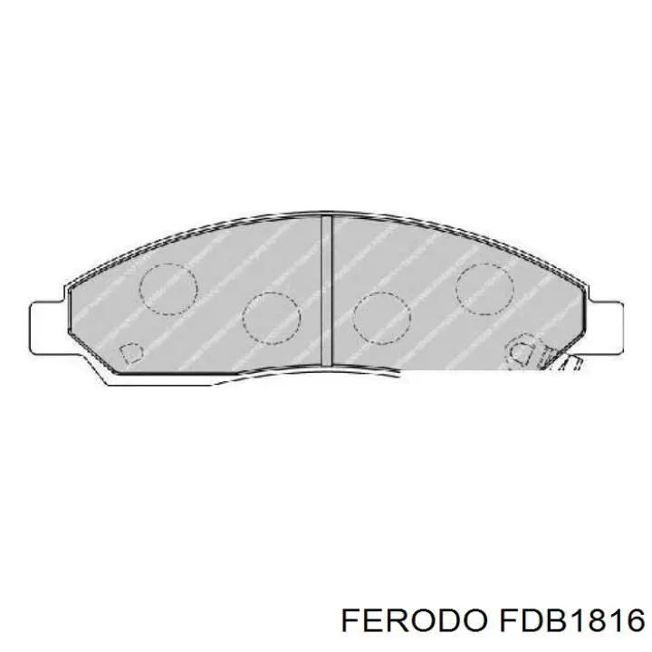 Колодки Ferodo FDB1816 цена, от 46.28 USD
