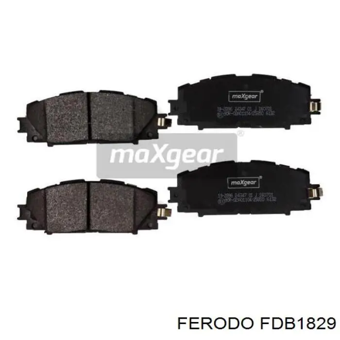 FDB1829 Ferodo колодки тормозные передние дисковые
