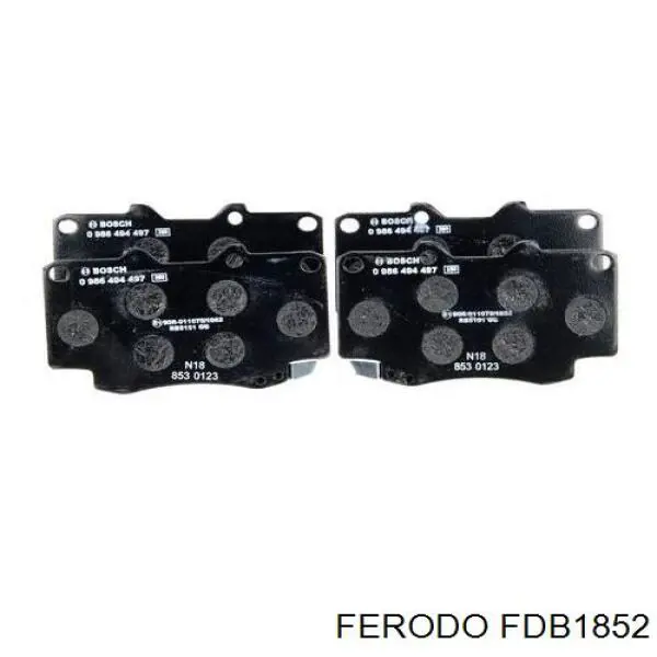 Тормозные колодки Ferodo FDB1852