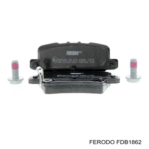 Задние тормозные колодки FDB1862 Ferodo