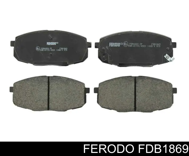 FDB1869 Ferodo колодки тормозные передние дисковые