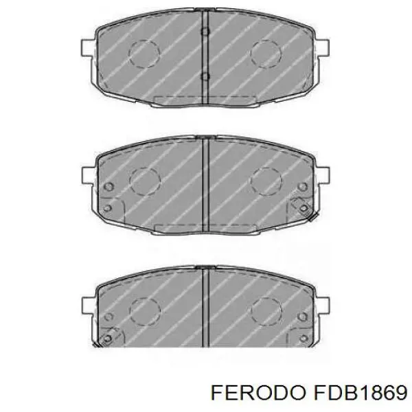 FDB1869 Ferodo Колодки передние