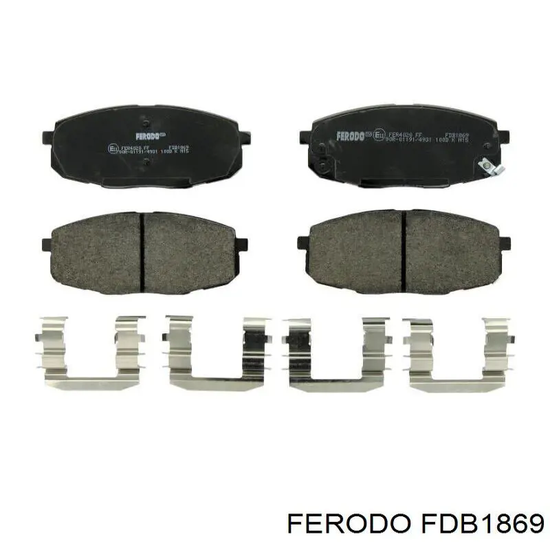 Колодки Ferodo FDB1869 цена, от 28.12 USD