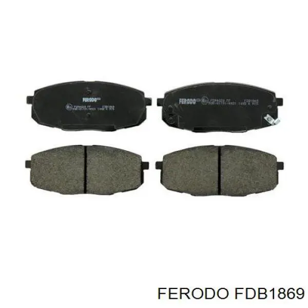 Купить FDB1869 Ferodo Колодки тормозные
